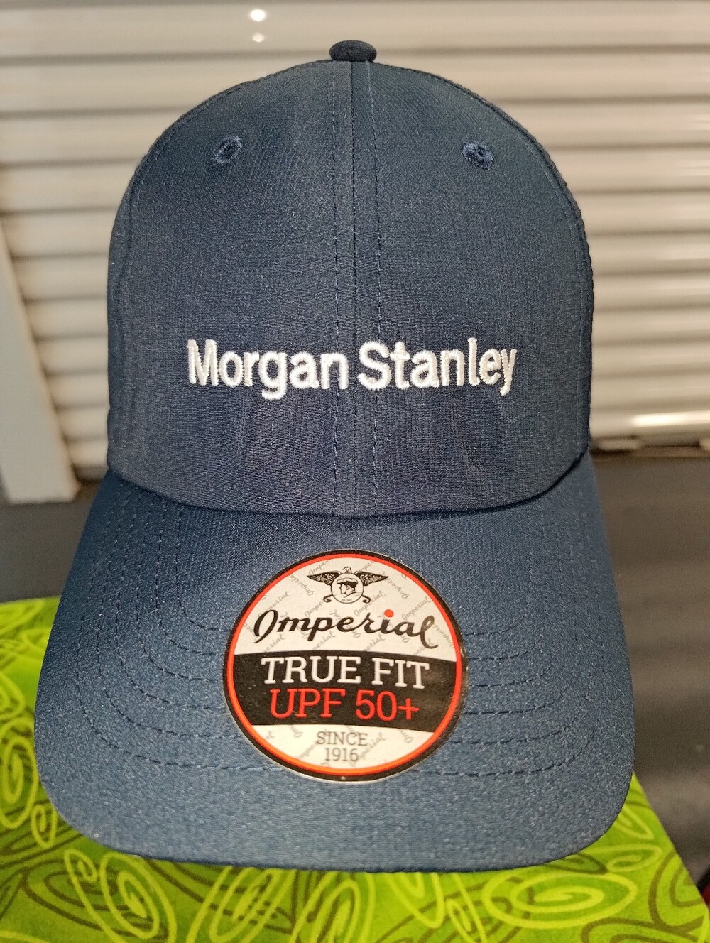 Imperial Morgan Stanley Embroidered Lightweight True Fit UPF 50+ Strap-on Hat OS